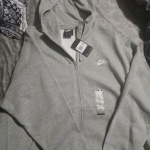 Men's brand new grey Nike hoodie